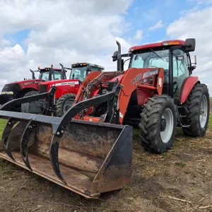 2004 CASE IH MXU110 MFWD, TRACTOR W/ CASE IH LX156 LOADER