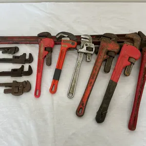 Large Assortment of Pipe Wrenches