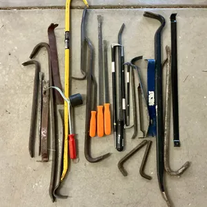 Variety of Crowbar and Pry Bars