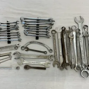 Large Collection of Craftsman Combination and Open-End Wrenches