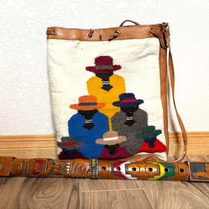 Peruvian Totem Whistle and Purse