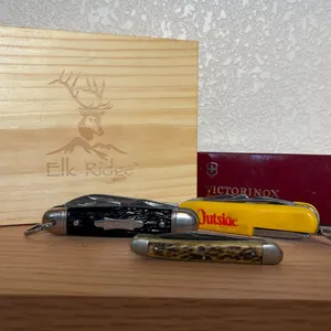 Swiss Army Knives and a Bald Eagle Knife Set
