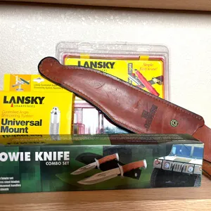 Bowie Knife, Sharpening System, and More