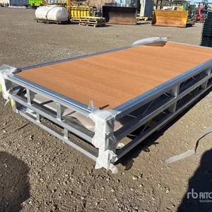 Quantity of (2) 2026 BYT BDF410 4 ft x 10 ft Aluminum Boat Dock Section Kit (Unused)
