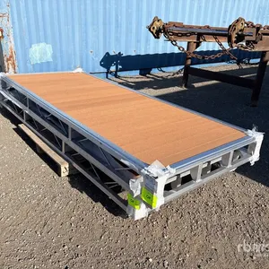 Quantity of (2) 2026 BYT BDF410 4 ft x 10 ft Aluminum Boat Dock Section Kit (Unused)