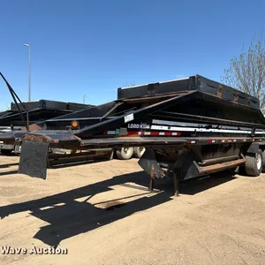 1983 Load king 1827-3 AXLE bottom dump trailer