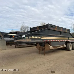 1983 Load king 1827-3AXLE bottom dump trailer