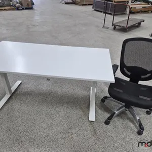 63"x31" Manually Adjustable Height Desk & Chair
 UNRESERVED