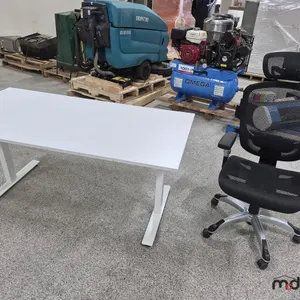 63"x31" Manually Adjustable Height Desk & Chair
 UNRESERVED