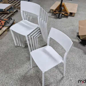 (6) Hard Plastic Chairs
 UNRESERVED