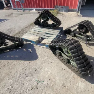 Camoplast Tatou ATV/UTV Track System Set, Rubber Tracks with Green Frame Used Very Little