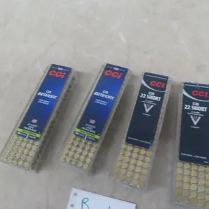 CCI .22 Short Ammo – Qty 400 Rounds. *A valid PAL is required at pickup for ammunition.