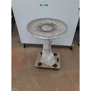 *Concrete Garden Bird Bath 30" x 23", PICKUP ONLY, DOLLY IS NOT INCLUDED