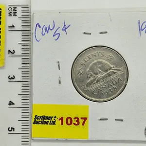 Canada Five Cent 1938