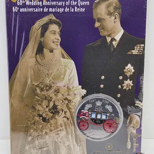 RCM Canada 2007 : 60th Anniversary of the Queen : 25-Cent Coin (Unopened)