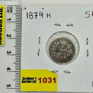 Canada Five Cent 1874H