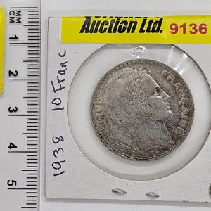 France 10 Francs 1938 (Non-Magnetic)