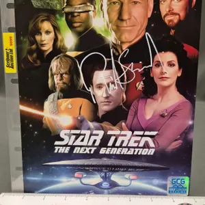 Autographed 8x10 Poster : Star Trek The Next Generation - Patrick Stewart (Certified : GCG)