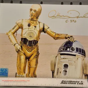 Autographed 8x10 Photo : Star Wars - Anthony Daniels C3PO (Certified : GGC)