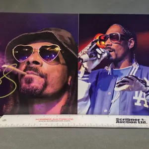 Autographed 8x10 Photos (2) : Snoop Dog (Certified : GCG & ACE Authentics)