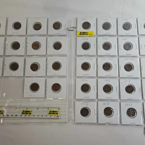 Canada One Cent (34) : Intermittent 1950's - 1960's (See Handwritten List in Photos)
