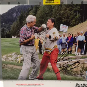 Autographed Photo : Happy Gilmore - Adam Sandler (Certified : GCG)