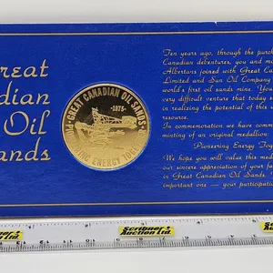 Great Canadian Oil Sands Medallion 1975