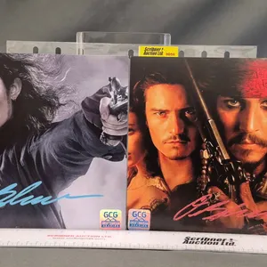 Autographed 8x10 Photos (2) : Pirates of the Caribbean - Orlando Bloom (Certified : GCG)