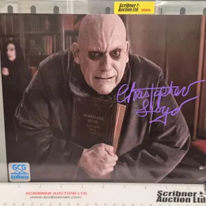 Autographed 8x10 Photo : The Addams Family - Christopher Lloyd (Certified : GCG)