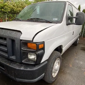 2009 FORD E150 FLEX FUEL, 3DR VAN, WHITE, VIN 1FTNE14W29DA00292,