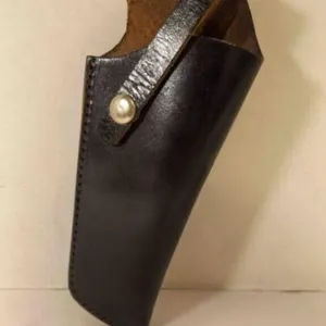 Vintage Black Leather Holster - Right Hand EIG