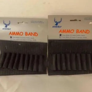 2 Hideout Ammo Bands #666-23 9 Rifle Shells