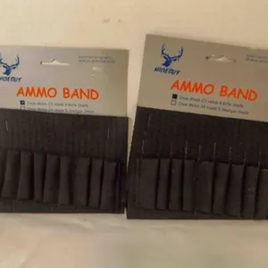 2 Hideout Ammo Bands #666-23 9 Rifle Shells