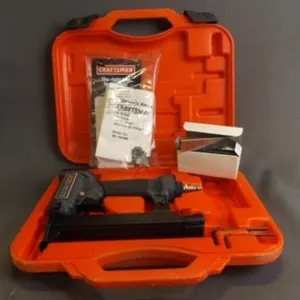 Craftsman Pneumatic Stapler in a Red Plastic Case