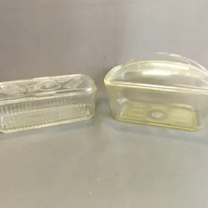 Vintage Westinghouse Clear Glass Refrigerator