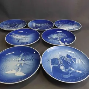 7 Vintage Bing & Grondahl Christmas Plates