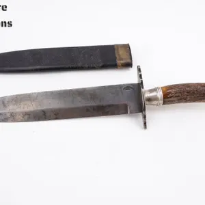 Cook & Brothers Silver Bowie Knife