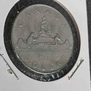 Canada Silver Dollar 1975