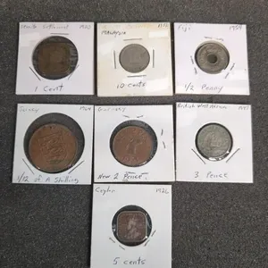 Various Coins, Straits Settlement One Cent 1920,