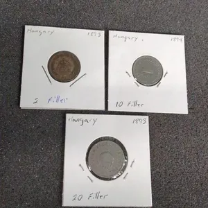 Hungary Two Filler 1893, Ten Filler 1894, Twenty