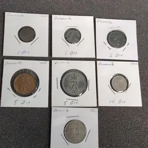 Denmark One Ore (1954, 1959), Two Ore 1952, Five