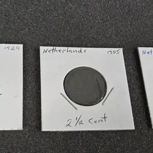 Netherland One Cent 1922, Two and a Half Cent
