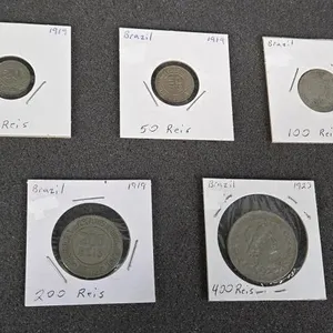 Brazil 20 Reis 1919, 50 Reis 1919, 100 Reis 1