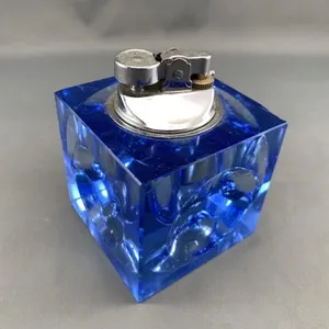 Blue Cube Table Lighter