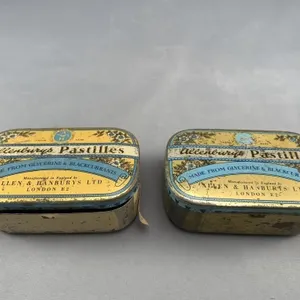 2 Metal Tins