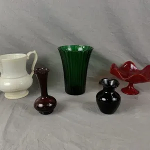Pitcher, Vases, etc