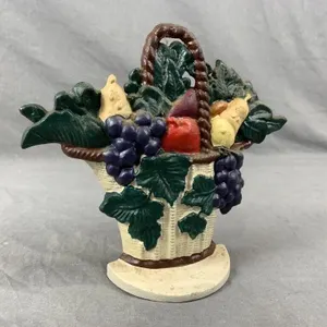 Cast Iron Fruit Basket Door Stop