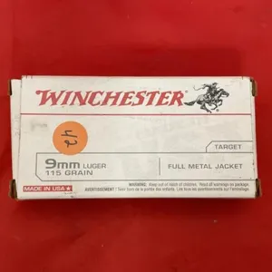 9mm Luger Ammo - Partial Box