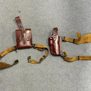 Gilmore Leather Shoulder Holster - Fits 1911 - Bro