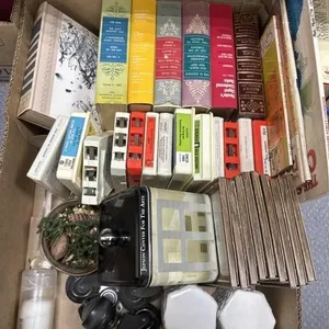 Assorted 8-Track Tapes - Hardback Books - Tin